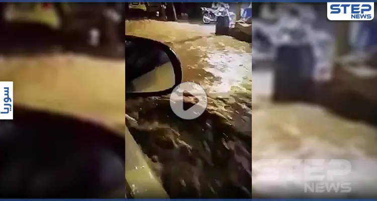 بالفيديو|| أمطار غزيرة في دمشق تسبب بإغلاق الطرقات وسيول الجارفة مع أول بشارات الشتاء: أخبار