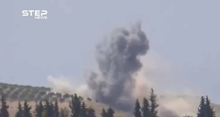 قصف جوي وتحليق مكثف لطيران الحربي والاستطلاعي بريف إدلب بعد إسقاط الطائرة: أخبار