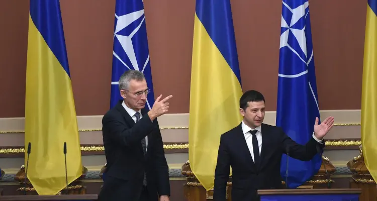 مؤتمر صحفي يجمع الرئيس الأوكراني وأمين حلف الناتو يوضح الصورة ويضع النقاط على الحروف: أخبار