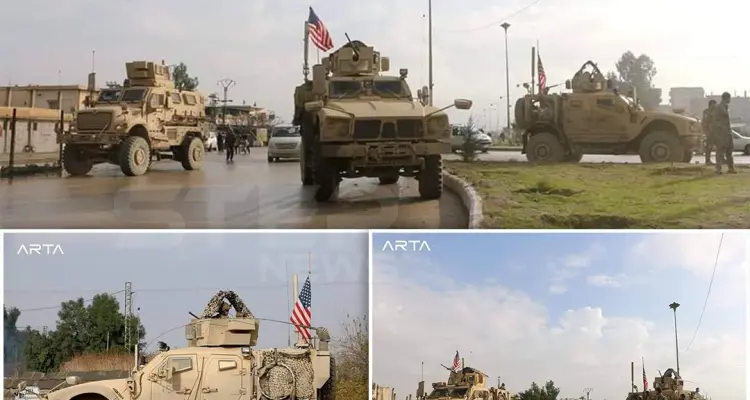 عربات عسكرية أمريكية وسط مدينة الحسكة السورية: أخبار