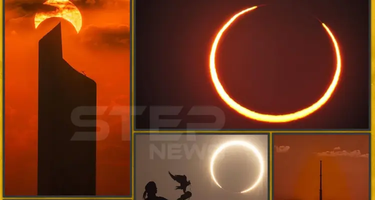 كسوف للشمس جزئي و حلقي اليوم من مختلف الدول العربية: أخبار