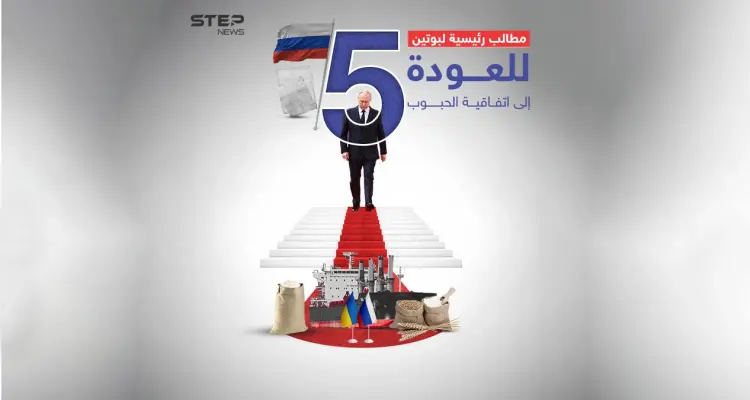 بوتين يحدد شروط روسيا للعودة إلى اتفاق الحبوب عبر البحر الأسود: أخبار