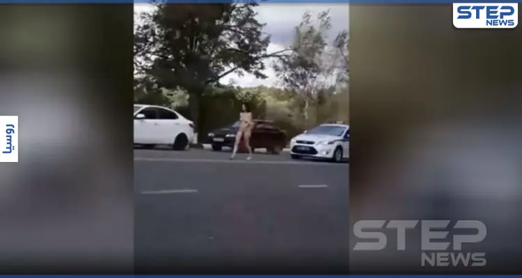 بالفيديو|| مذيعة تلفزيونية تمشي عارية في شوارع موسكو.. والسلطات تتحرك: أخبار
