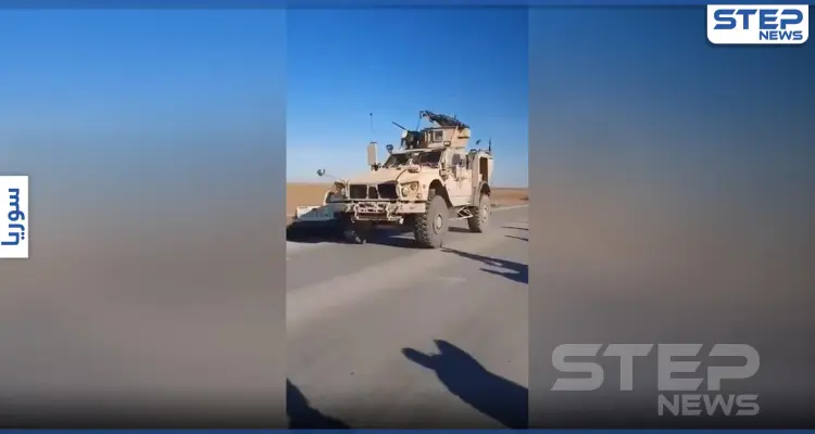 بالفيديو|| القوات الروسية تستقدم تعزيزات عسكرية ضخمة إلى مطار القامشلي.. وشبّان أكراد يرشقون مدرعات أمريكية بالحجارة: أخبار