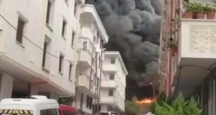 بالفيديو|| حريق ضخم في منطقة أسنيورت بإسطنبول التركية: أخبار