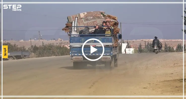 شاهد نزوح المدنيين من بلدات ريف ادلب الجنوبي بعد التصعيد العسكري على المنطقة (فيديو): أخبار