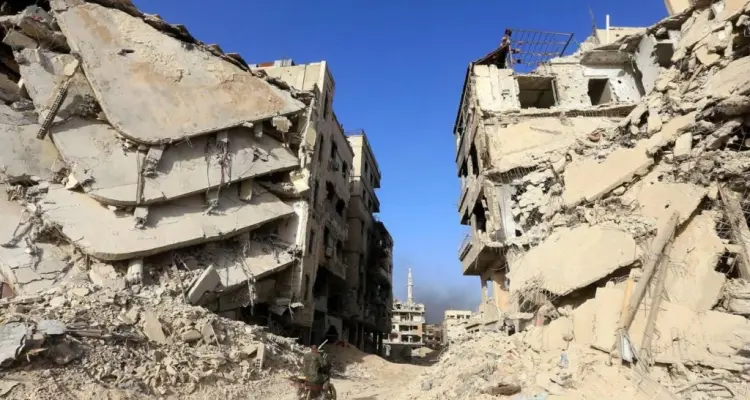 بعد سبعة أشهر.. جثث المدنيين ماتزال تحت أنقاض مخيم اليرموك!!: أخبار