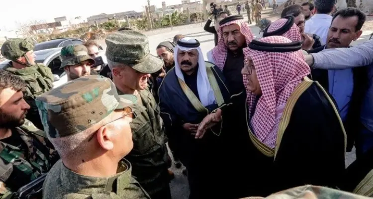 النظام يجتمع مع ممثلي عدد من العشائر الموالية له، والأخيرة تؤكد تمسكها بحكومة الأسد: أخبار