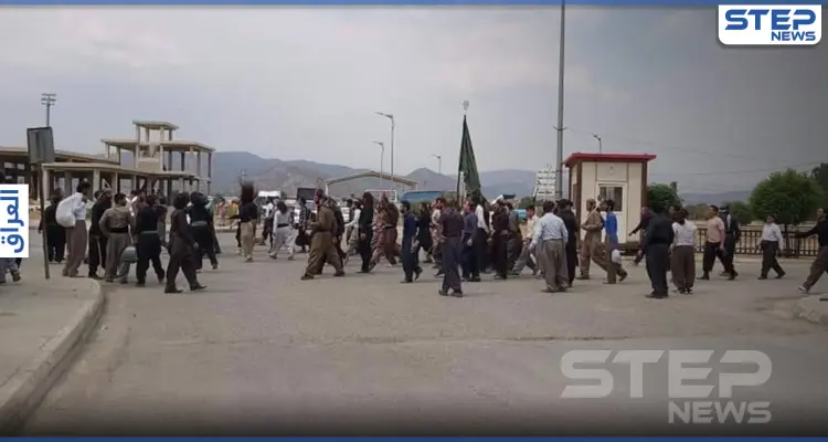 بالفيديو|| آلاف الإيرانيين يقتحمون حدود العراق في السليمانية لتشييع رجل دين.. من هو الكسنزان؟: أخبار