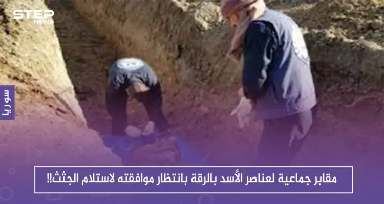 مقابر جماعية لعناصر الأسد بالرقة بانتظار موافقته لاستلام الجثث!!: أخبار