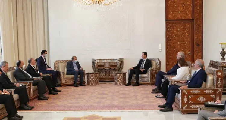 بشار الأسد يستقبل مسؤولاً إيرانياً رفيع المستوى في دمشق.. إليك تفاصيل الاجتماع: أخبار