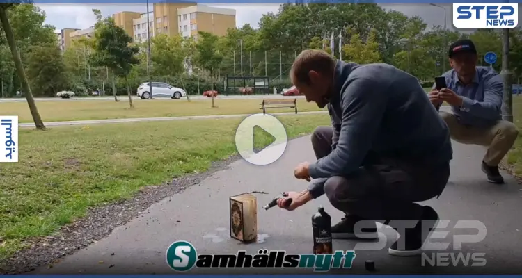 بالفيديو|| متشددون يقدمون على إحراق القرآن الكريم ببث مباشر في السويد.. واحتجاجات تندلع غضباً: أخبار