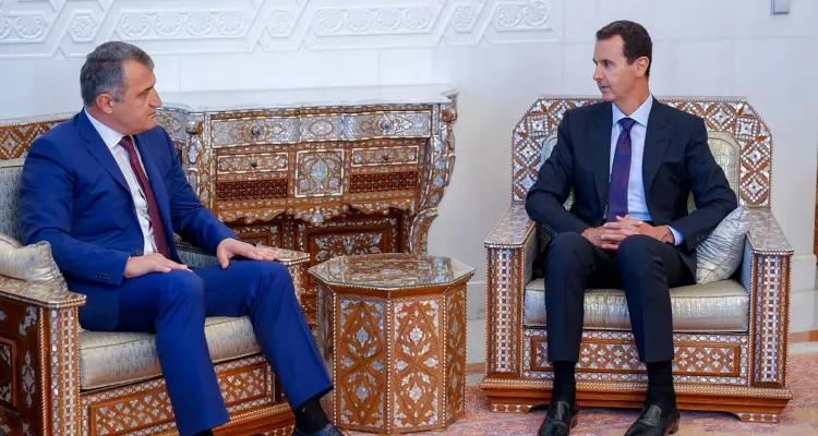 بشار الأسد يتلقى رسالة من رئيس دولة قد لم تسمع بها قط: أخبار