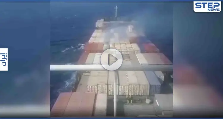 بالفيديو|| طهران تنشر لأول مرة صوراً وفيديوهات لسفينتها التجارية المُستهدفة بـ مياه البحر المتوسط: أخبار