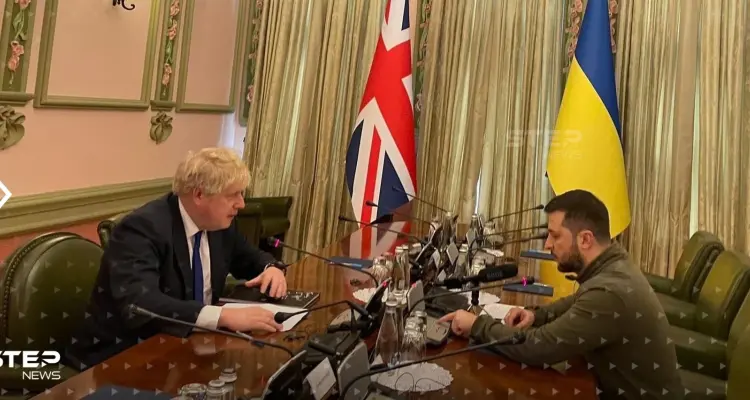 جونسون يلتقي زيلينسكي في كييف.. الحكومة البريطانية تكشف هدف الزيارة: أخبار
