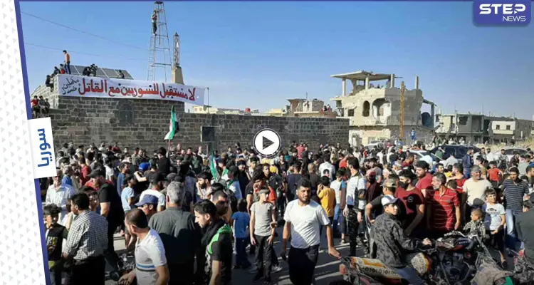 قوات النظام السوري تستهدف مظاهرة رافضة لـ الانتخابات الرئاسية بالرصاص الحي في درعا البلد موقعةً إصابات (فيديو): أخبار