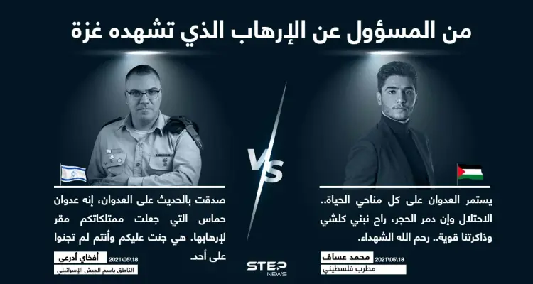 الفنان محمد عساف يهاجم العدوان الإسرائيلي.. والناطق باسم الجيش الإسرائيلي يرد: أخبار