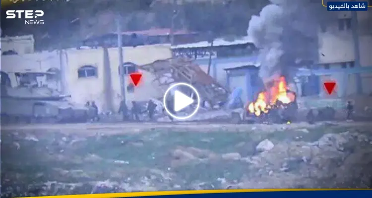 شاهد|| صاروخ من القسام يحوّل "جيب هامر" إسرائيلي إلى خردة.. واحتراق الجنود داخله: أخبار