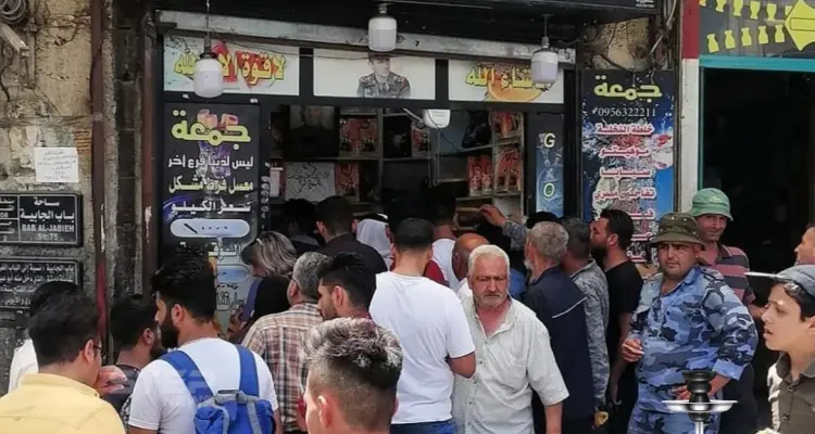 ازدحام على شراء المعسل مع انهيار الليرة السورية: أخبار