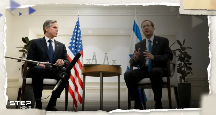 ثالث زيارة للمنطقة.. بلينكن يعلّق على الهدنة في غزة خلال لقائه الرئيس الإسرائيلي: أخبار