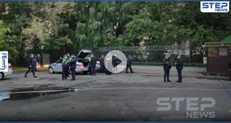 بالفيديو|| روسي مخمور يقتحم مقر السفير الأمريكي في موسكو بسيارة وواشنطن تحقق: أخبار