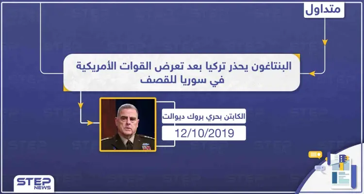 القوات الأمريكية في سوريا تتعرض لقصف تركي والبنتاغون يحذر: أخبار