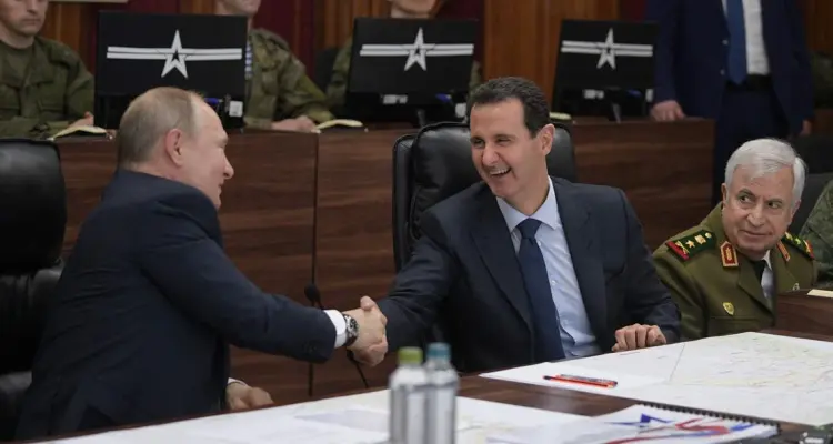 اتصال هاتفي بين بوتين وبشار الأسد وبحث ملفات بينها الانتخابات الرئاسية: أخبار