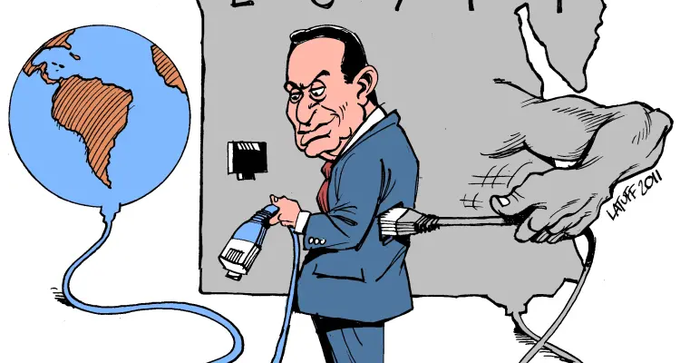 كاريكاتير || وفاة حسني مبارك!: أخبار