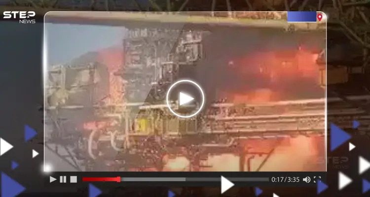 شاهد|| حريق ضخم يلتهم منصة غاز في المكسيك ويخلف عدد من الجرحى: أخبار