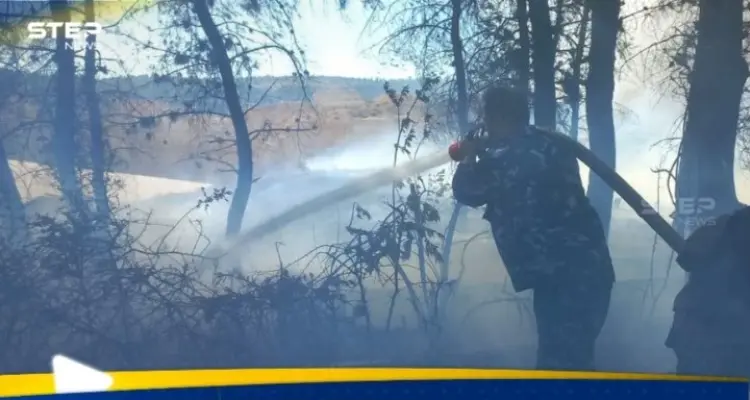 بالفيديو|| حريق كبير قرب القصر الرئاسي بدمشق والدفاع المدني يحذر من تطور بشأن حرائق اللاذقية: أخبار