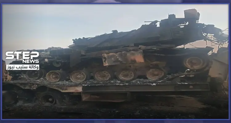 آليات مدمرة وعربات محترقة.. "صور مسربة" من داخل نقطة المراقبة التركية بقرية الترنبة: أخبار