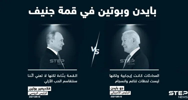 محادثات بايدن و بوتين في قمة جنيف: أخبار