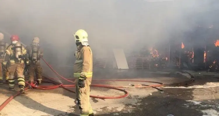 حريق في منشأة تحوي أسطوانات غاز مسال شرق طهران: أخبار