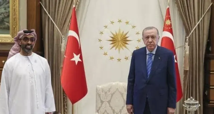 الرئيس التركي يستقبل وفداً إماراتياً برئاسة طحنون بن زايد.. اليك تفاصيل اللقاء: أخبار