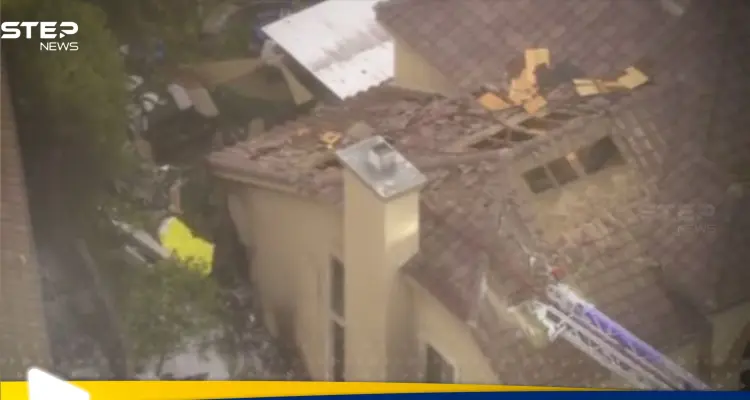 شاهد|| تحطم طائرة في حي سكني بكاليفورنيا يخلف قتيليين وأضرار بالمنازل: أخبار