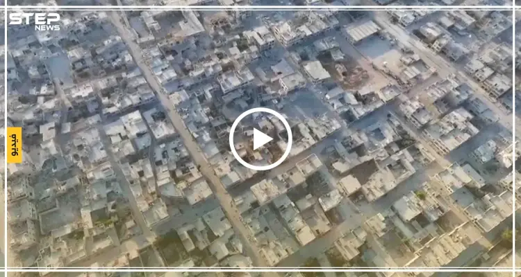 فيديو جوّي يُظهر اللحظات الأولى عقب سيطرة النظام السوري على مدينة "خان شيخون" جنوبي إدلب: أخبار