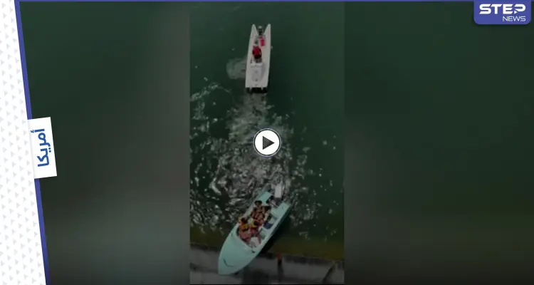 بالفيديو|| لحظات تحبس الأنفاس.. انقلاب قارب وإنقاذ أربع فتيات كن على متنه: أخبار