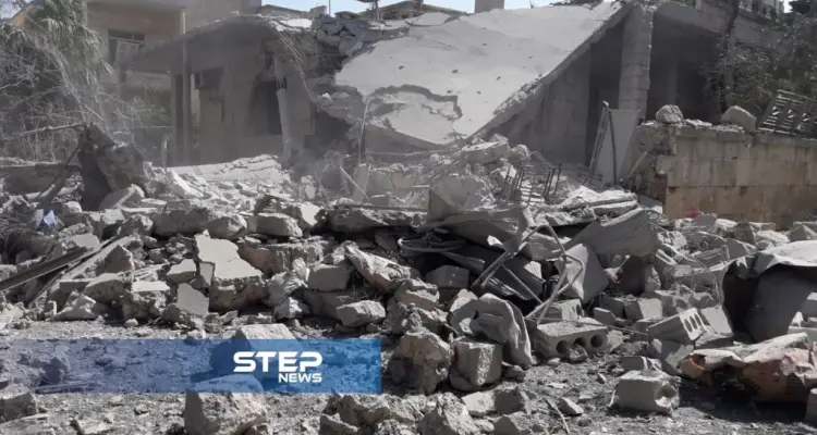 بالصور: اللحظات الأولى للغارة التي استهدفت مركزًا للإيواء وسط إدلب: أخبار