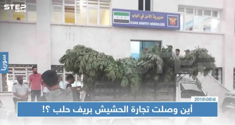 شرطة الباب تُصادر "حشيش" تازة قُطف للتو، فأين وصلت تجارة الحشيش بريف حلب!!: أخبار