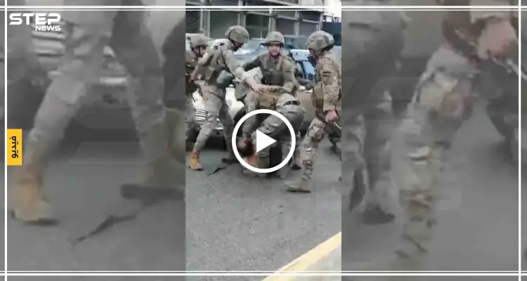 بالفيديو || الجيش اللبناني يفتح طريق رئيسي بالقوة ويعتقل ناشطين في جل الديب: أخبار