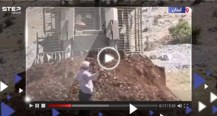 بالفيديو|| مشهد بطولي يخطف الأنظار.. لبناني يتصدى لجرافة إسرائيلية بجسده: أخبار