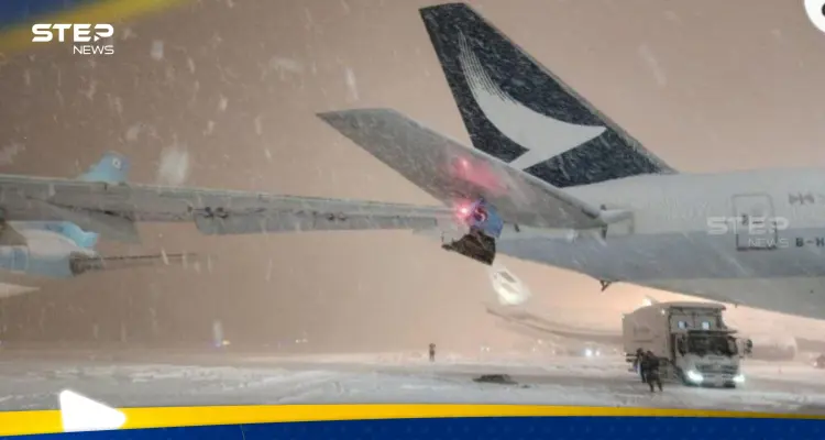 شاهد|| اصطدام بين طائرتين في مطار ياباني.. وبيان عاجل يوضح التفاصيل: أخبار