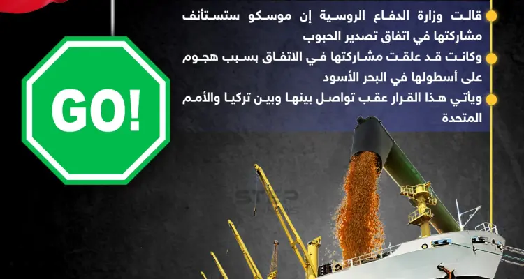 روسيا تعود لاتفاق تصدير الحبوب: أخبار
