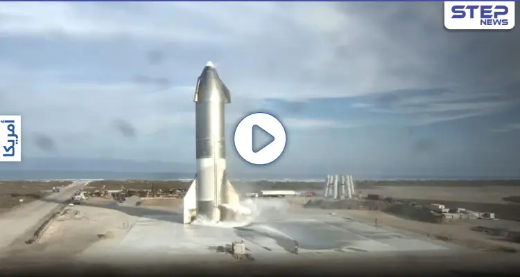 بالفيديو|| بعد نجاح هبوطه بدقائق.. انفجار ضخم لنموذج أولي من صاروخ سبيس إكس: أخبار