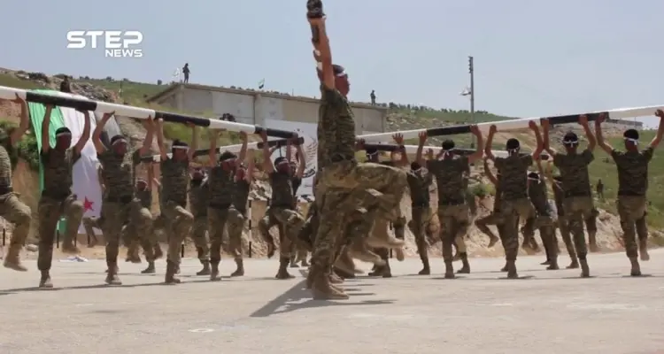 تخريج دورة لفيلق الرحمن التابع للجيش الوطني في الشمال السوري: أخبار