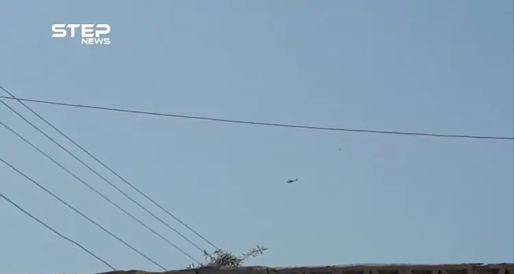 تحليق للطيران المروحي التابع للتحالف الدولي في سماء مدينة الطبقة وريفها: أخبار