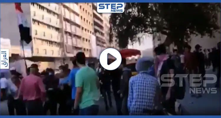 بالفيديو|| حالات اختناق وجرحى مدنيين.. و10 صواريخ تسقط على قاعدة أمريكية في العراق: أخبار