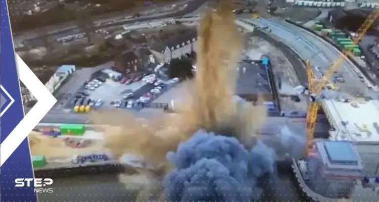 شاهد لحظة انفجار قنبلة من مخلفات الحرب العالمية الثانية في بريطانيا: أخبار