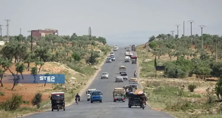 حركة نزوح كثيفة لأهالي ريف حماة نتيجة الحملة العسكرية لنظام الأسد على المنطقة: أخبار