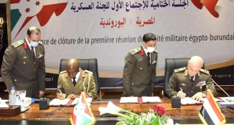 القوات المسلحة المصرية توقع اتفاقاً عسكرياً مع نظيرتها في بوروندي: أخبار